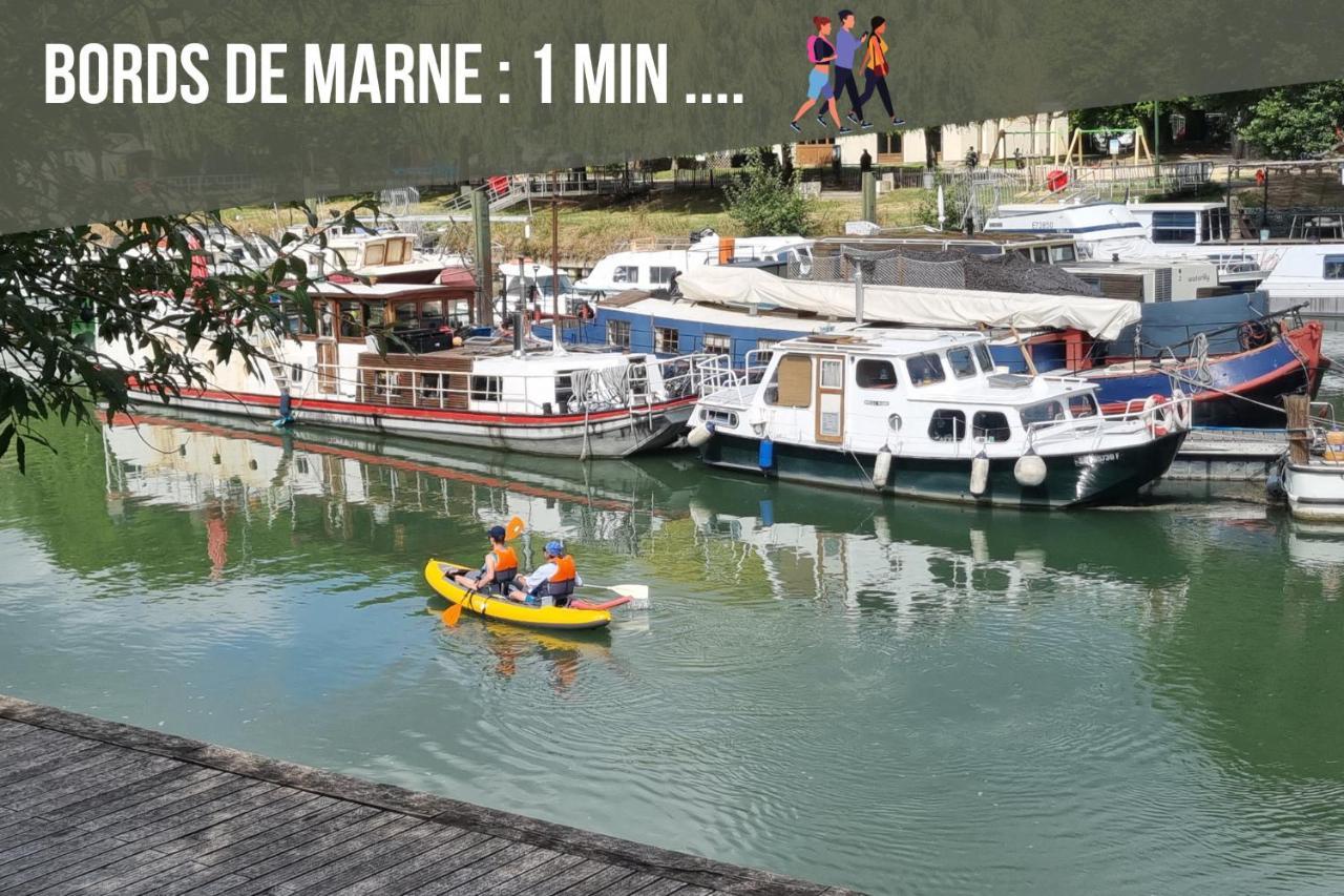 Evasion Entre Paris, Disneyland Et Bords De Marne Noisy-le-Grand Exterior foto